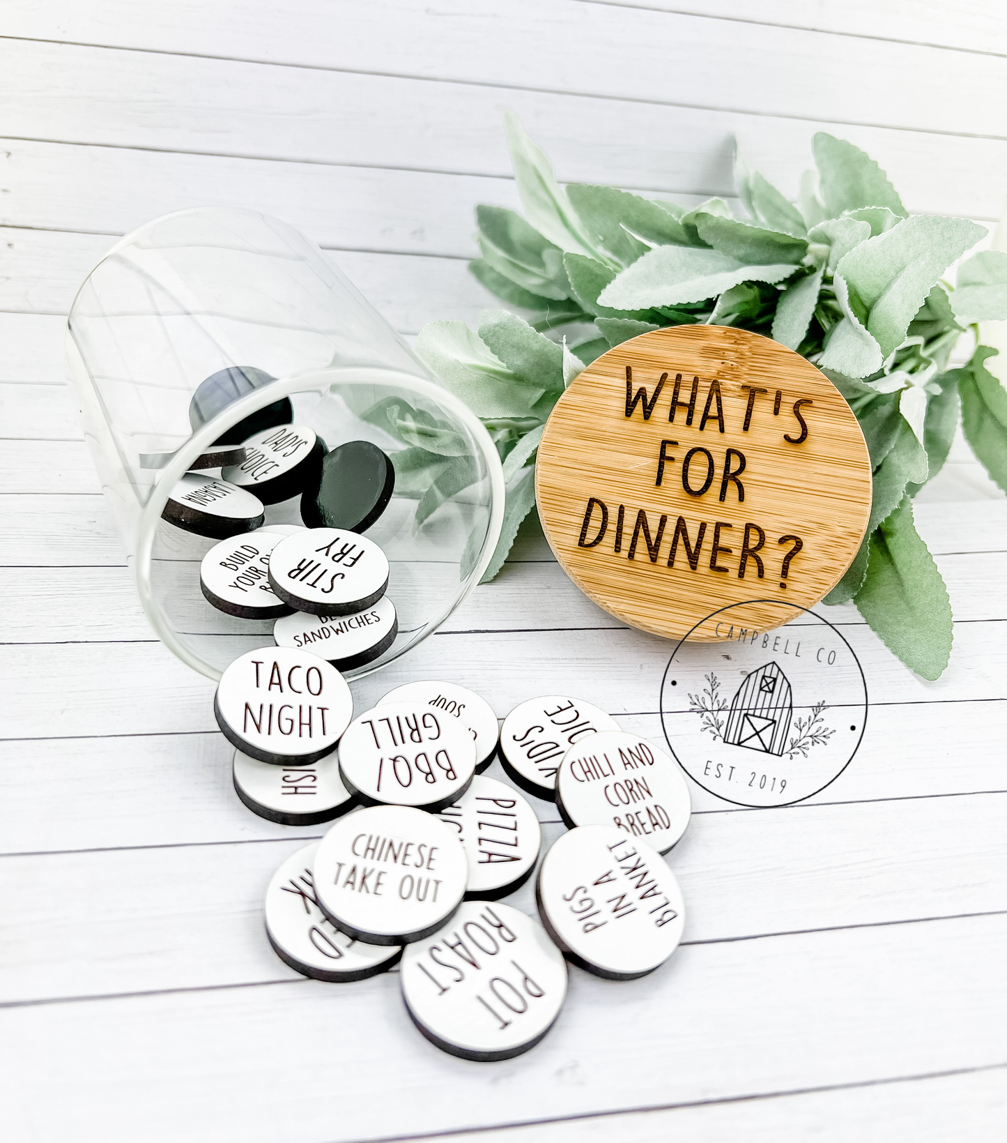 Dinner Ideas in a jar