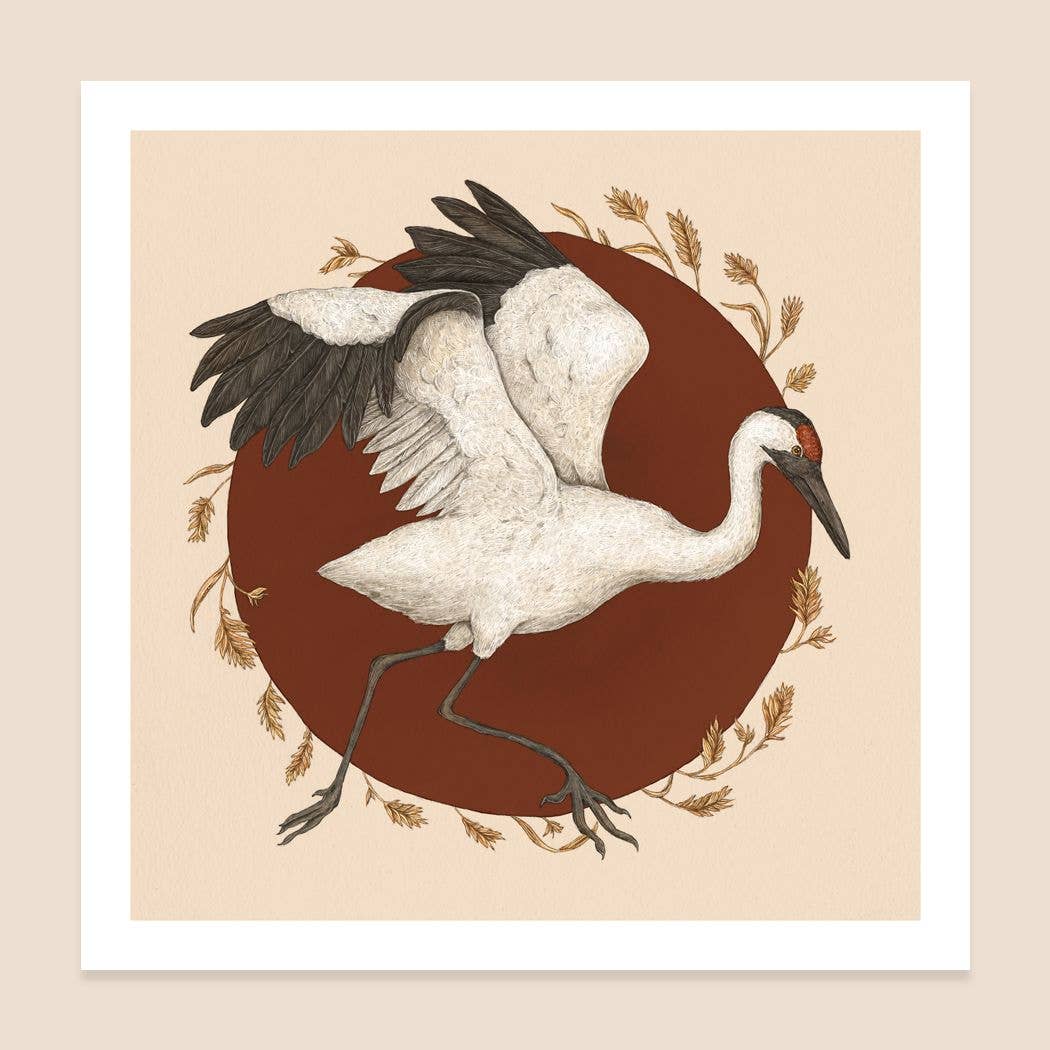 Whooping Crane Print
