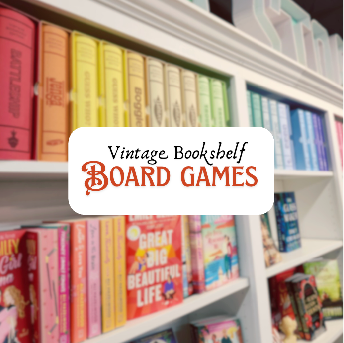 Vintage Bookshelf Games