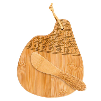 Tonga Serving Board and Spreader Knife Gift Set