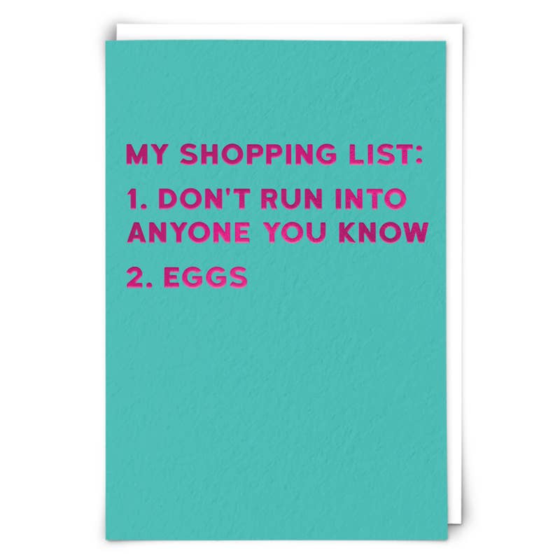 Eggs Greetings Card