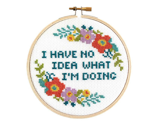 No Idea Cross Stitch Kit