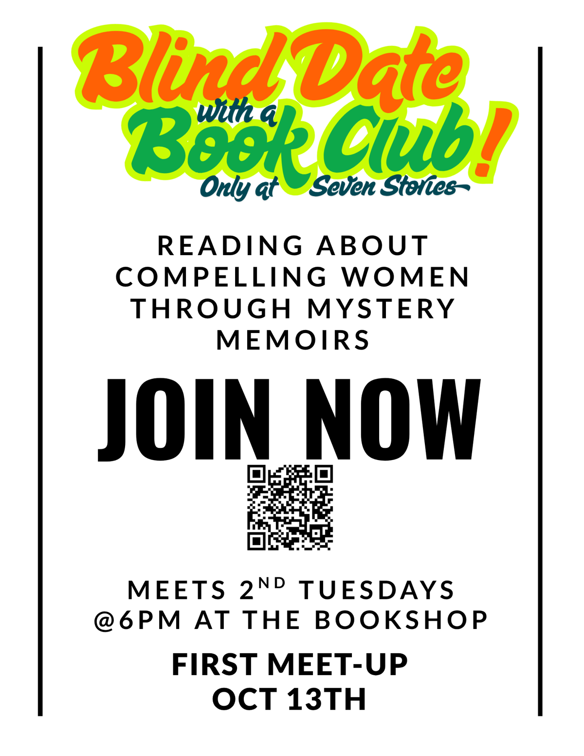 Blind Date With A Book Club - 2nd WEDNESDAYS