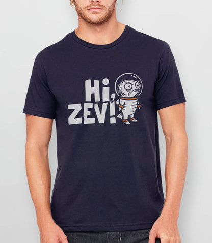 Hi Zev Shirt: Dungeon Crawler Carl Princess Donut Quote Tee: Navy Blue / Unisex XL