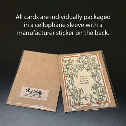 You Are a Douche Canoe - Funny Insult Card
