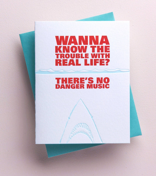 Shark Card - funny friend greeting card