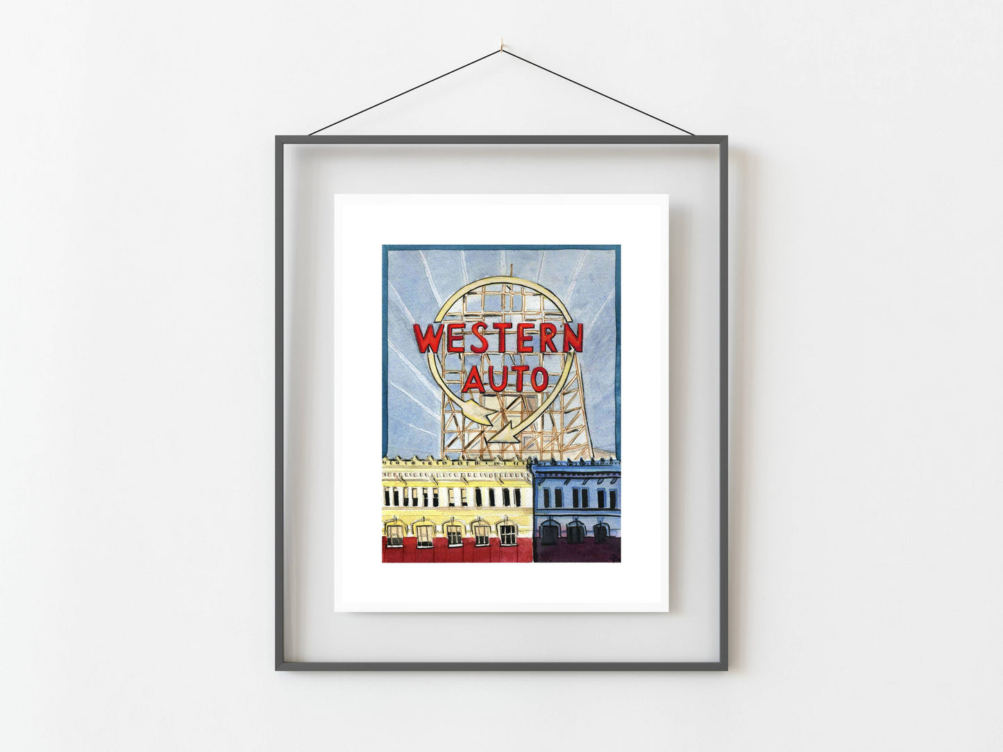 Western Auto 8x10" Print