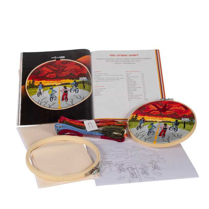 Stranger Things Embroidery: Kit and Paperback How-To; 80 pages