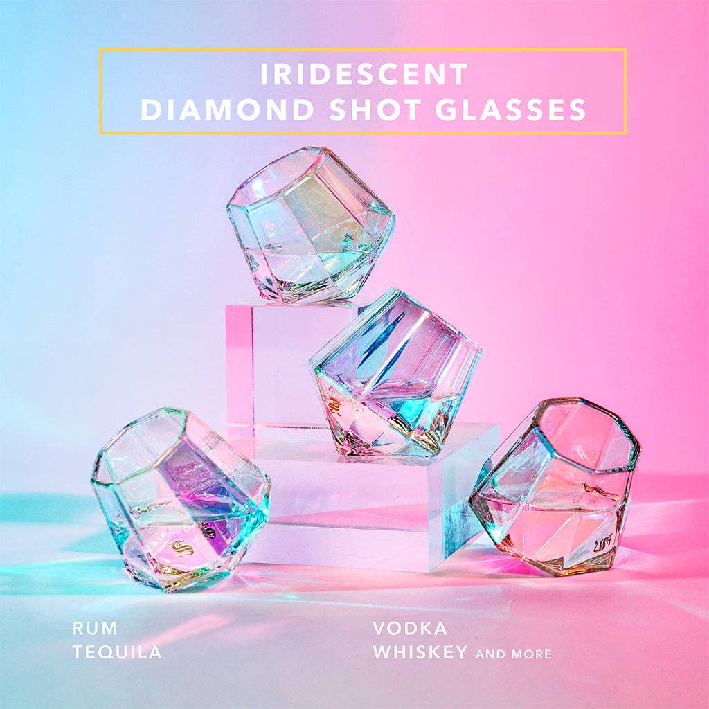 Diamond Shot Glasses - The Aura Collection