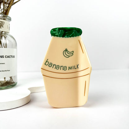 Banana Milk Accessories Acetate Hair Claw Clip 🍌🥛: Beige