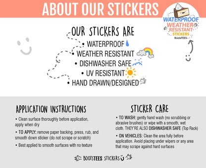 I Read Banned Books Sticker, 3" Waterproof Bookstore Decal