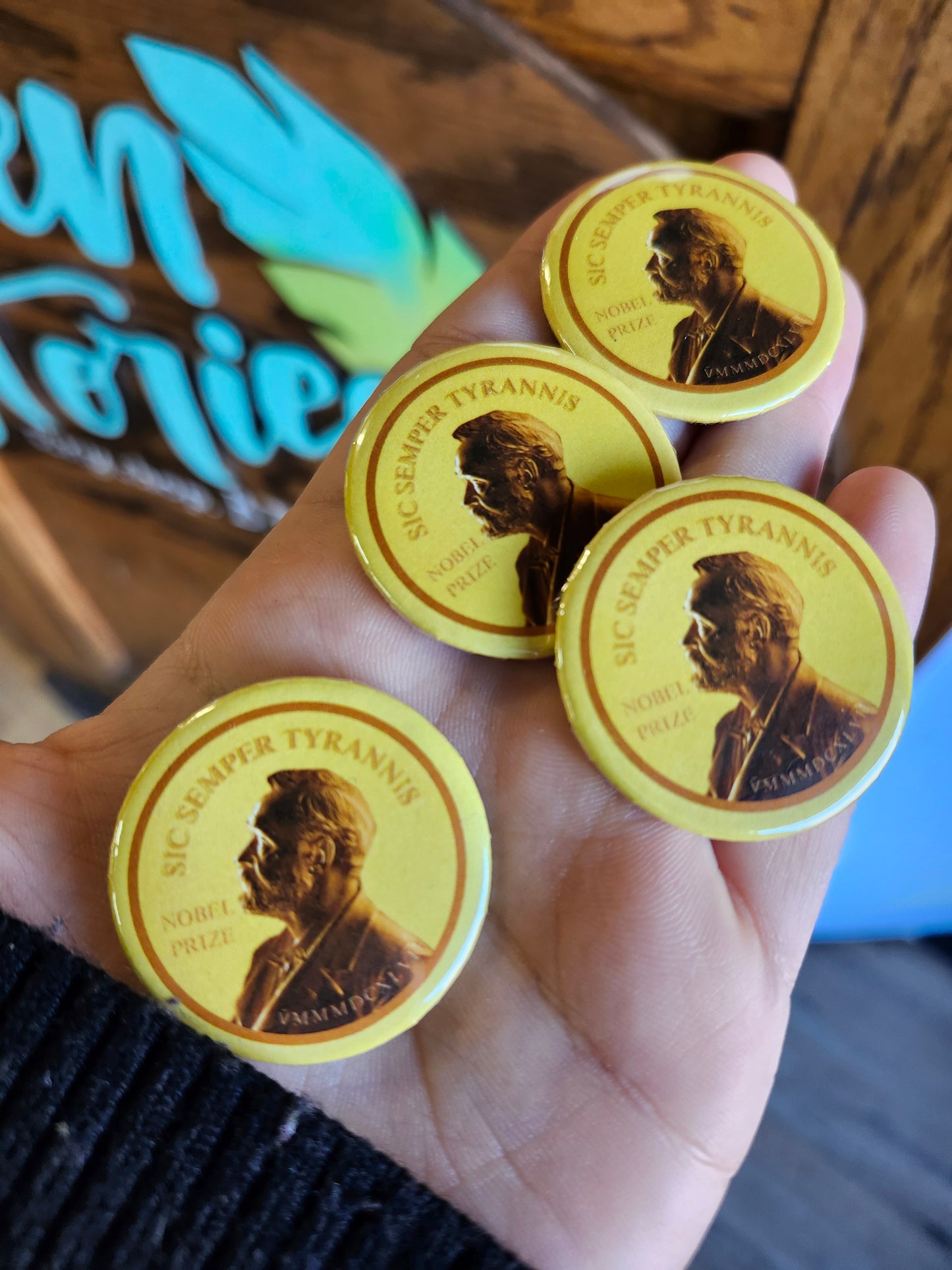 Nobel Prize - Seven Stories Pins