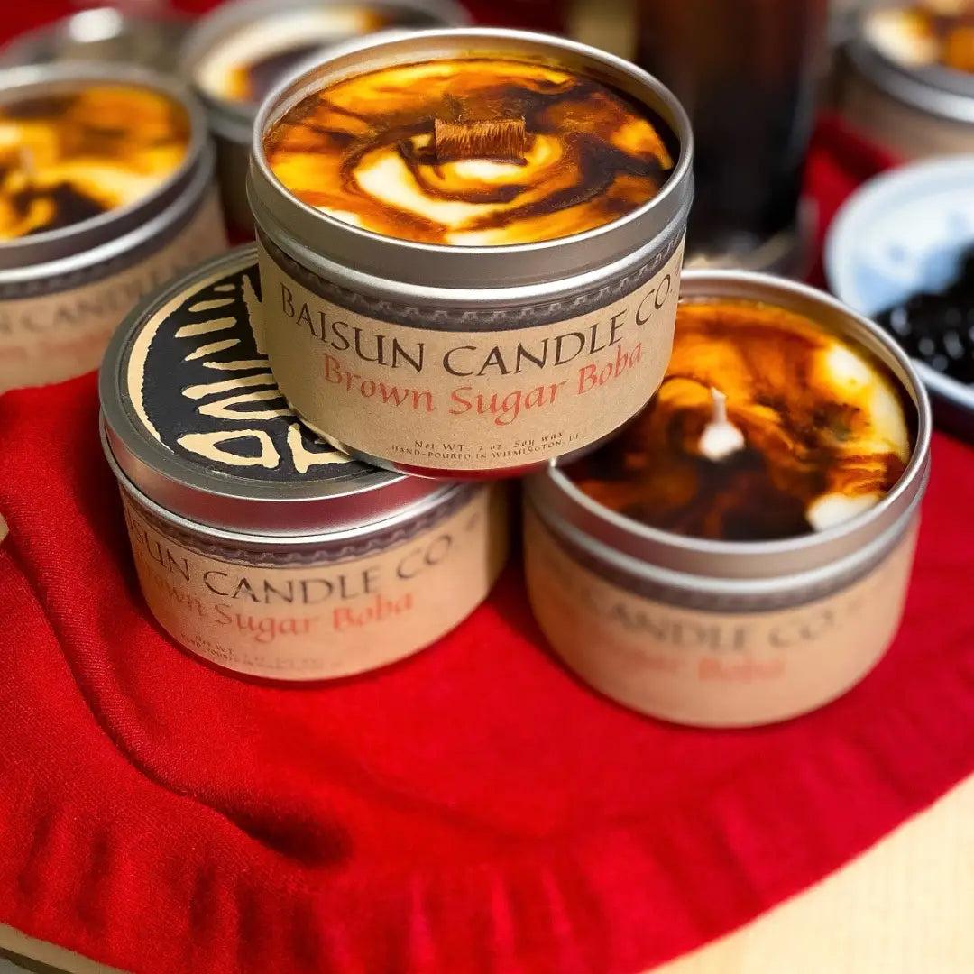 Scented Soy Candles w/ Crackling Wooden Wick