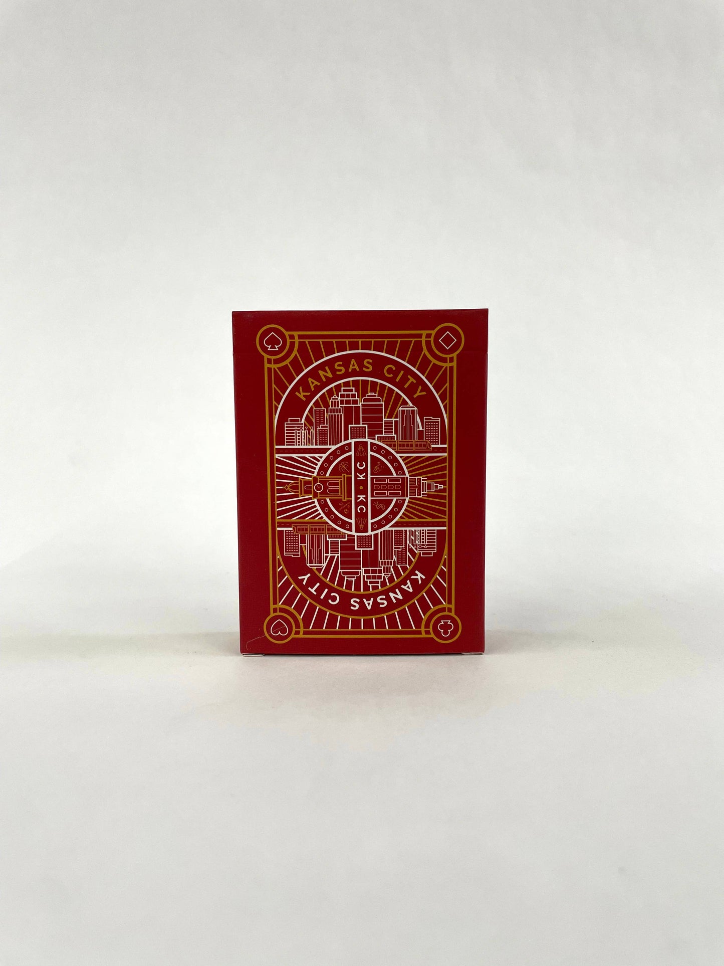 Kansas City Playing Cards - Landmarks - Art Deco - Red