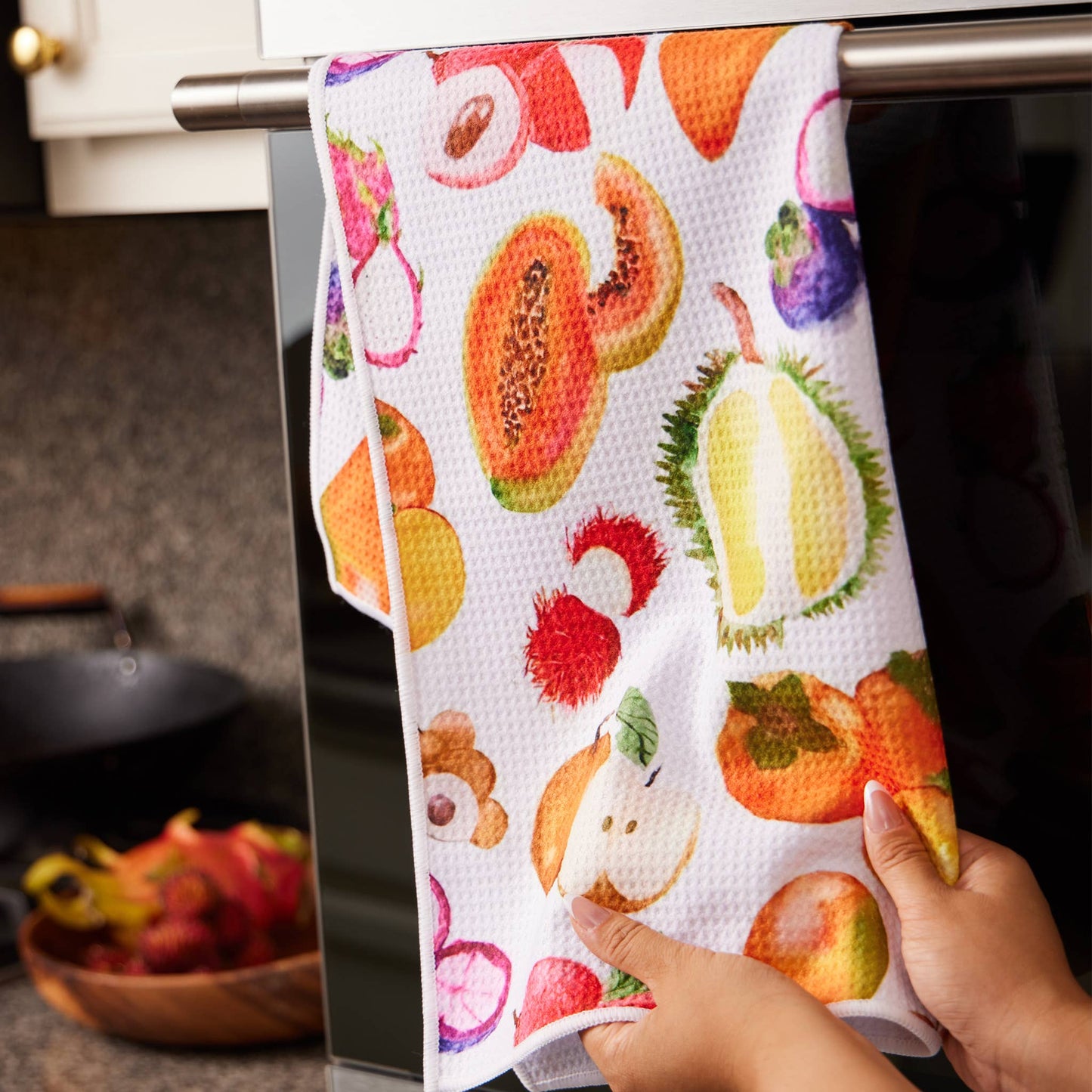 Asian Fruit Kitchen Towel