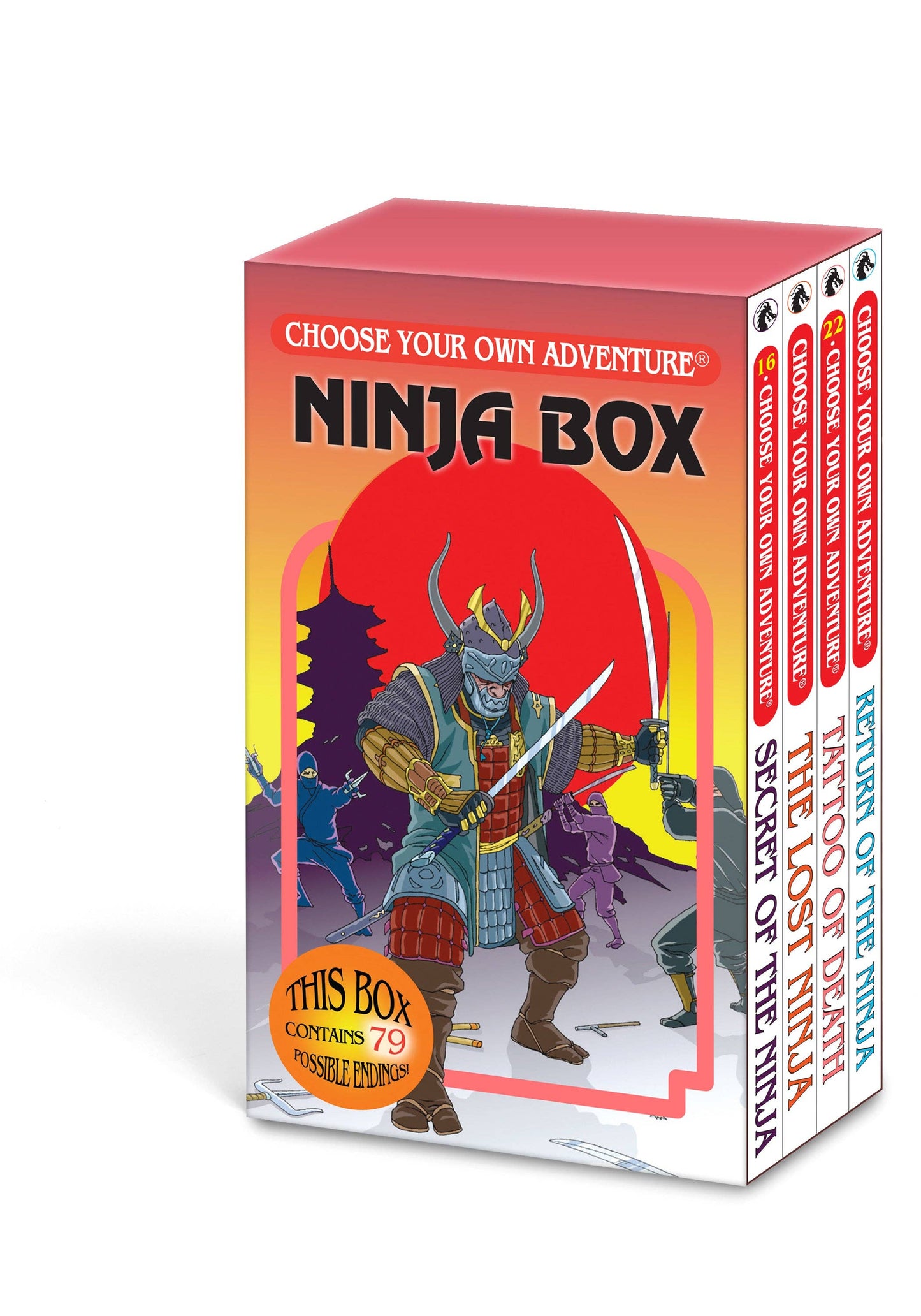 Ninja Box, Children's Book Set  - Choose Your Own Adventure