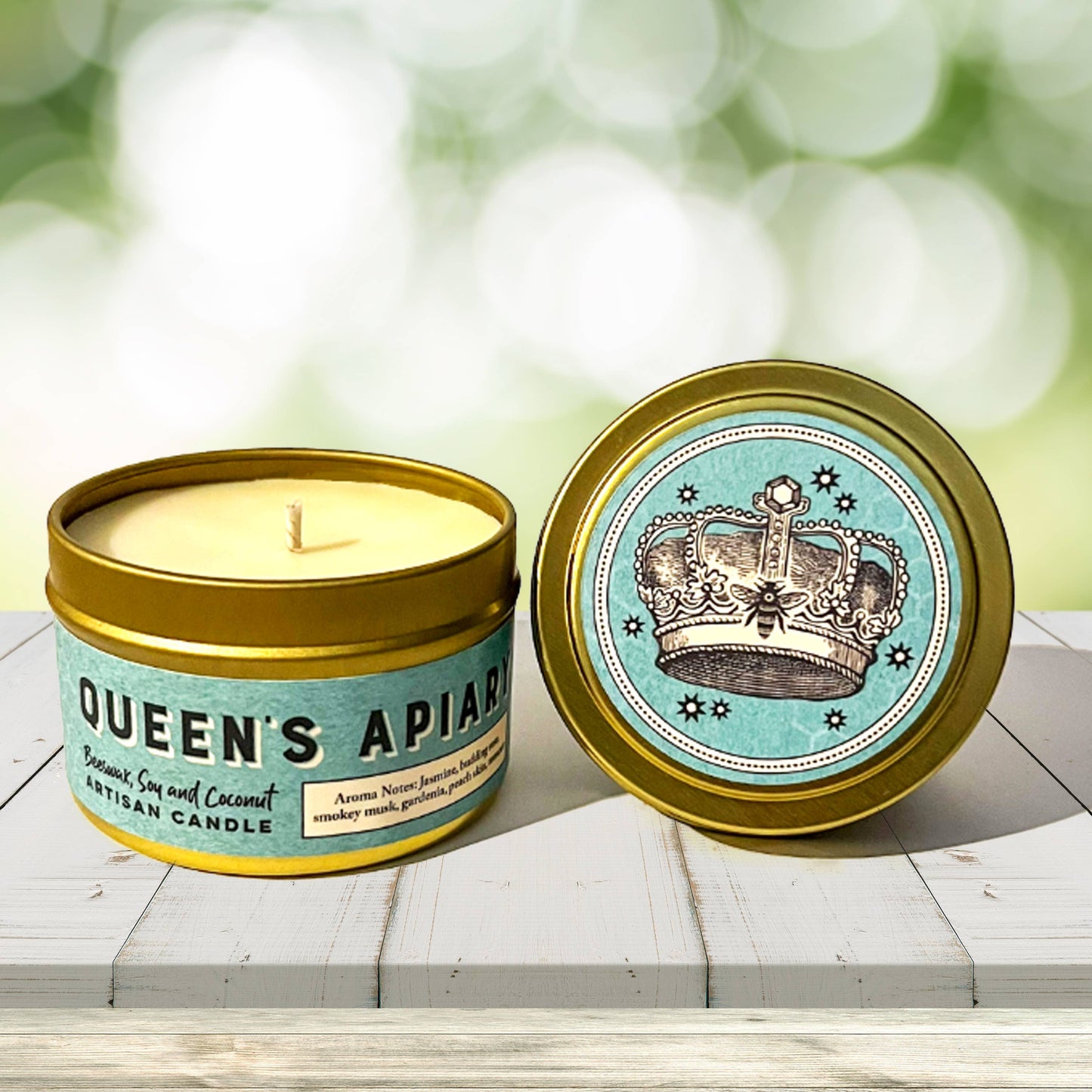 Queen's Apiary 4oz. Candle - Paraffin free!