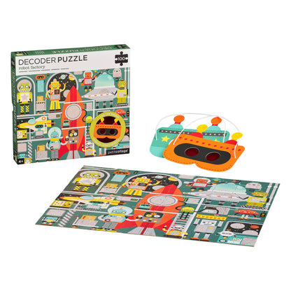 Robot Factory 100-Piece Decoder Puzzle