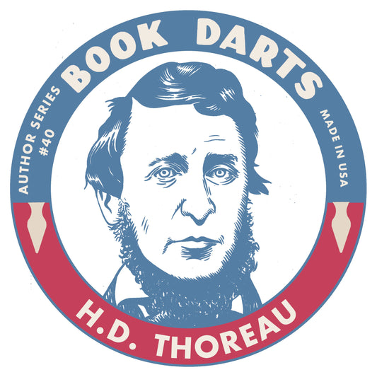 Tin Book Dart - Author Series # 40 - Henry David Thoreau: Mixed
