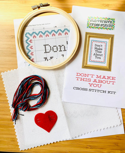 Beatings Will Continue - Deluxe Cross Stitch Kit