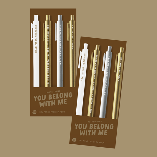 Swiftie Gel Pens: You Belong With Me (Fearless)