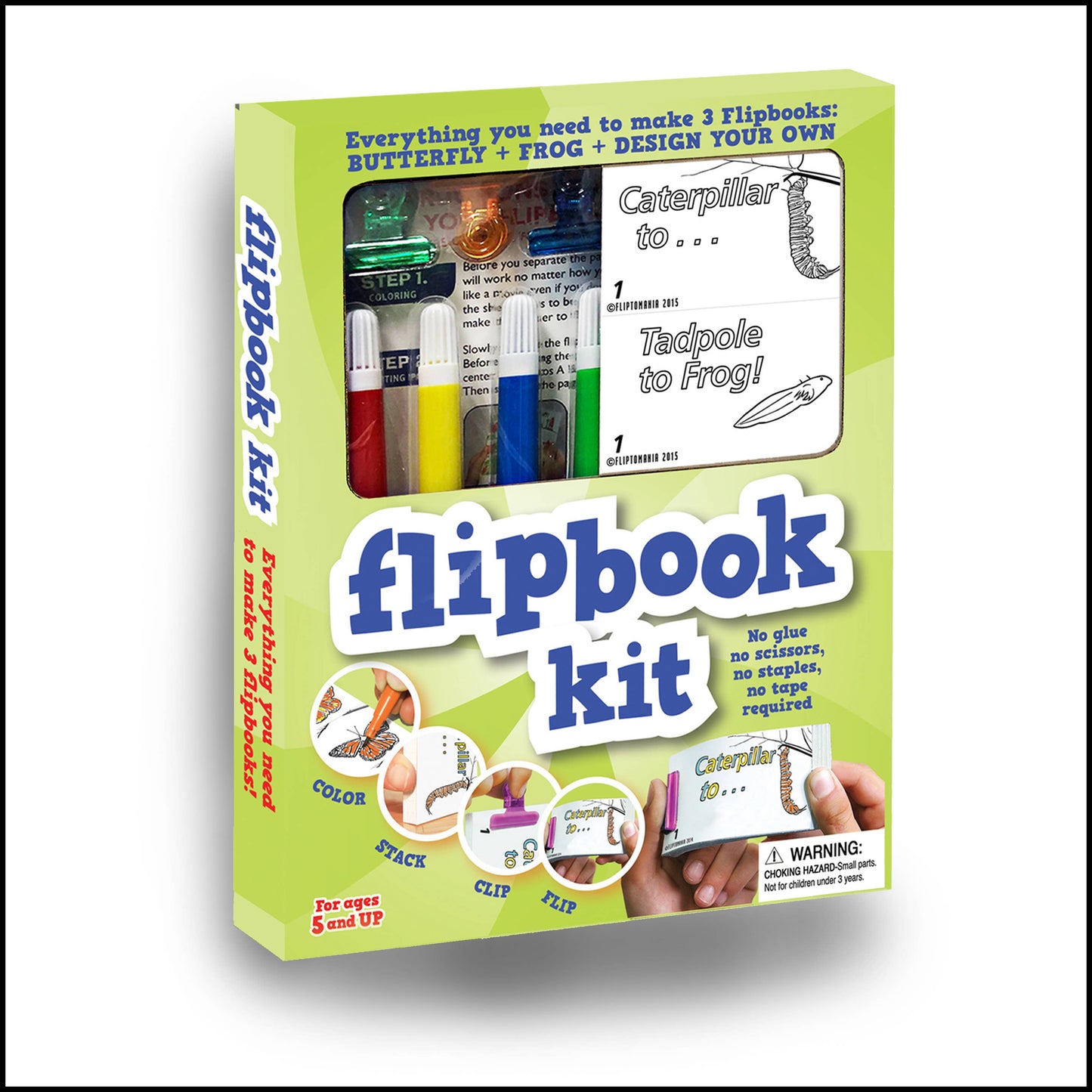 Butterfly and Frog DIY Flip book Kit