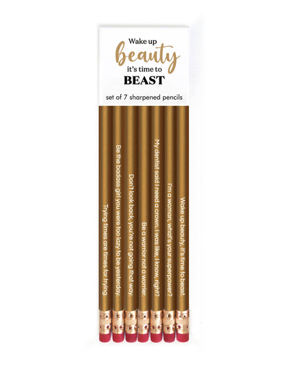 Pencil Set - Wake Up Beauty