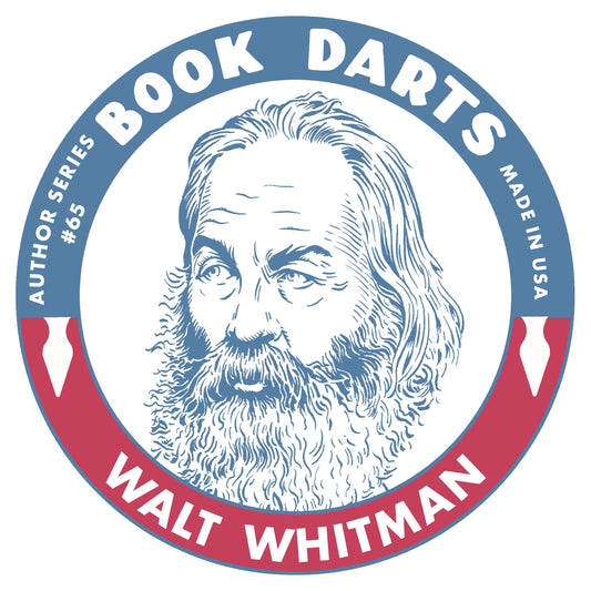 Tin Book Dart - Author Series #65 - Walt Whitman: Mixed