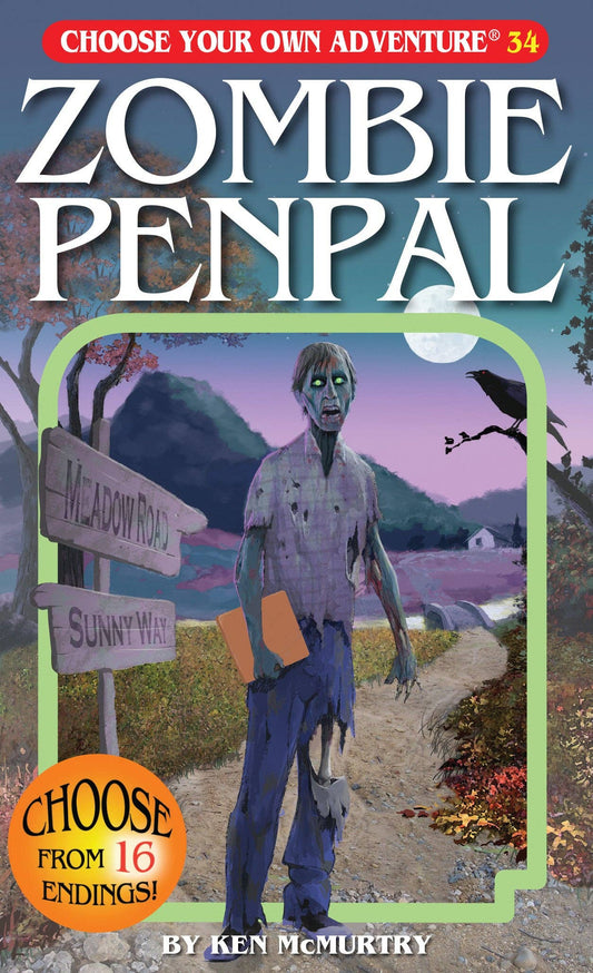 Zombie Penpal, Children's Book  - Choose Your Own Adventure