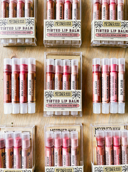 Lip Tint Pack of 4 Messner Local Beeswax Lip Balms