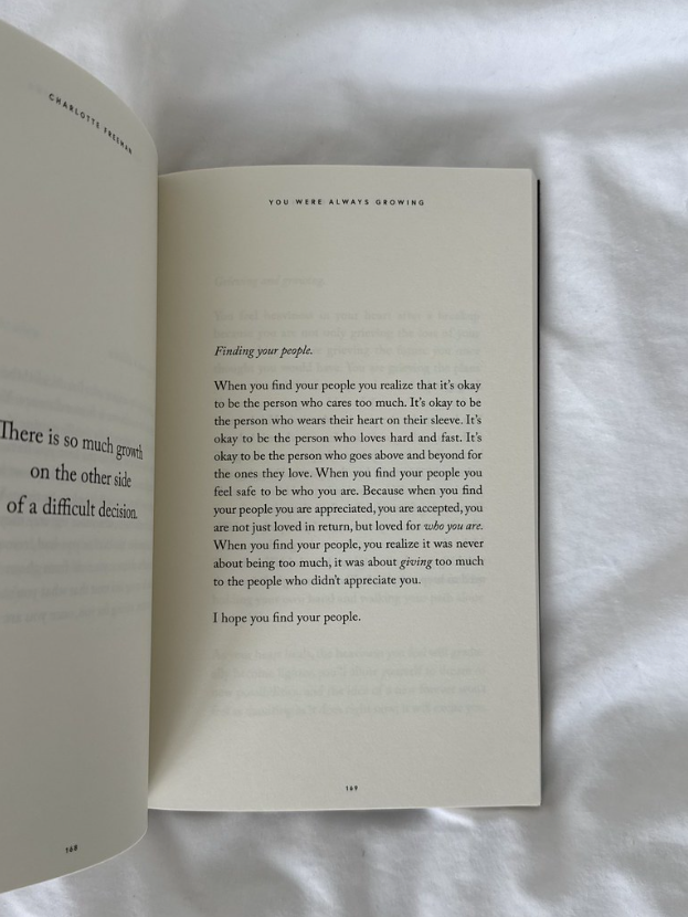 You Were Always Growing (Even In The Dark) by Charlotte Freeman