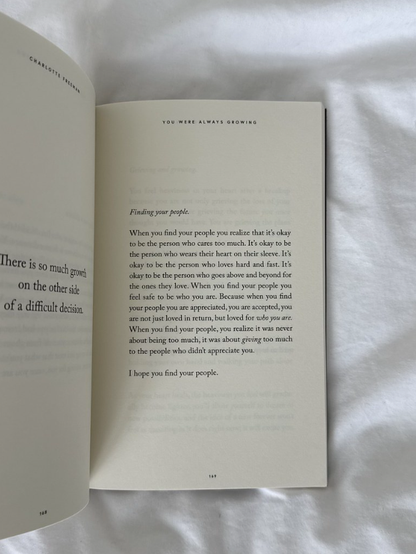 You Were Always Growing (Even In The Dark) by Charlotte Freeman