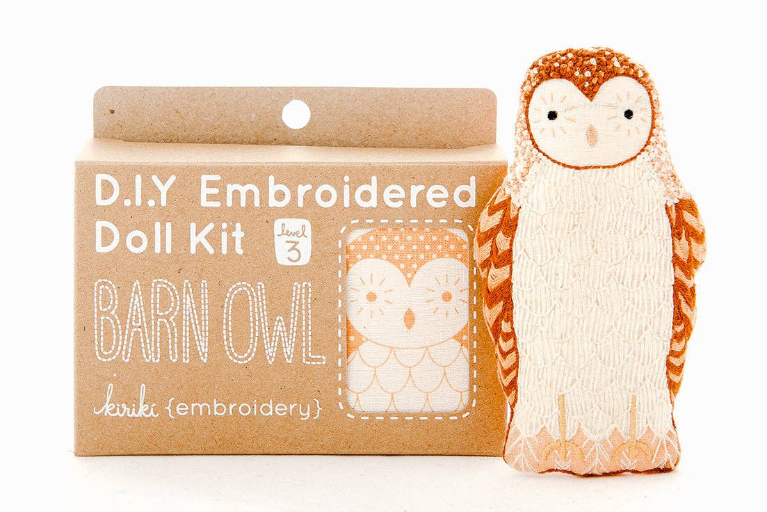 Barn Owl - Embroidery Kit