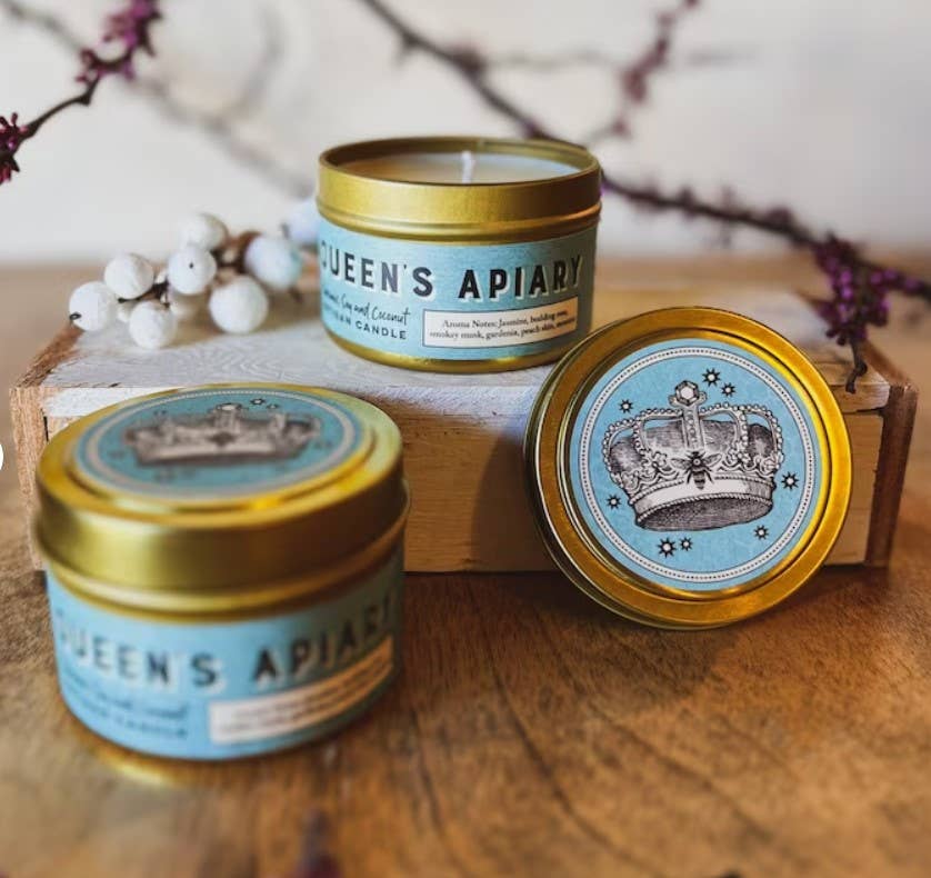 Queen's Apiary 4oz. Candle - Paraffin free!