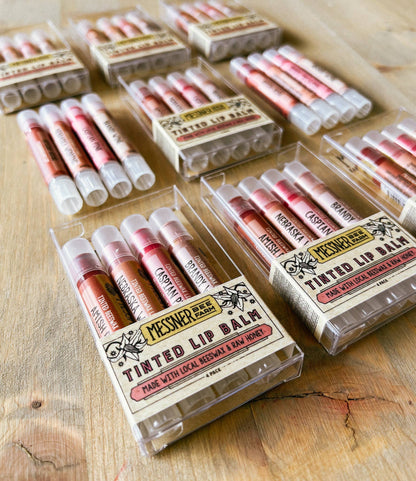 Lip Tint Pack of 4 Messner Local Beeswax Lip Balms