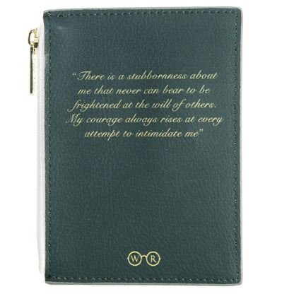 Pride and Prejudice Green Book Coin Purse Wallet