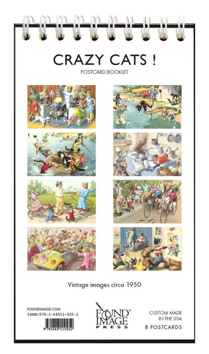 CRAZY CATS! - Postcard Booklet