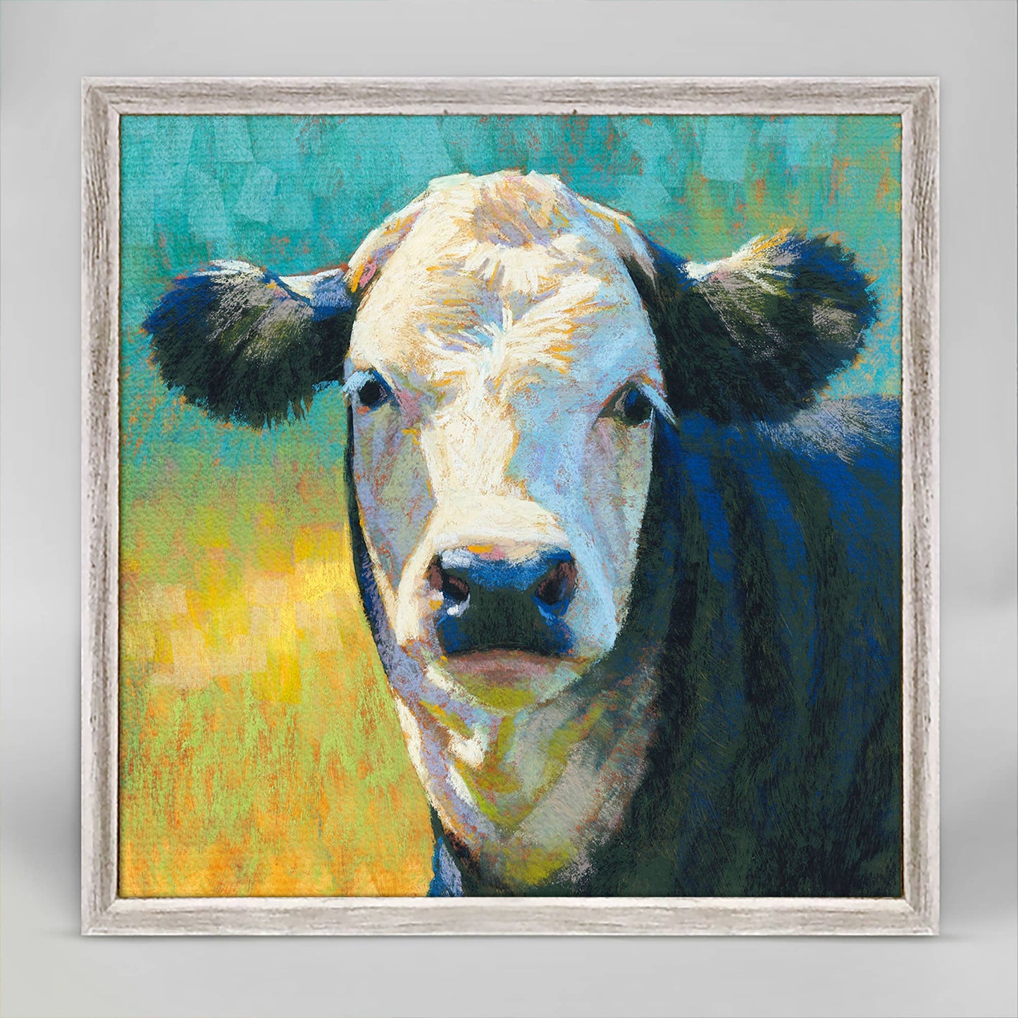 Pastoral Portraits - Lone Grazing Mini Framed Canvas