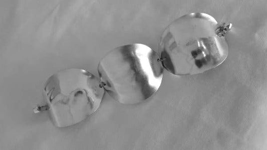 Three Spoon Bracelet: Soup spoon bracelet (8in)
