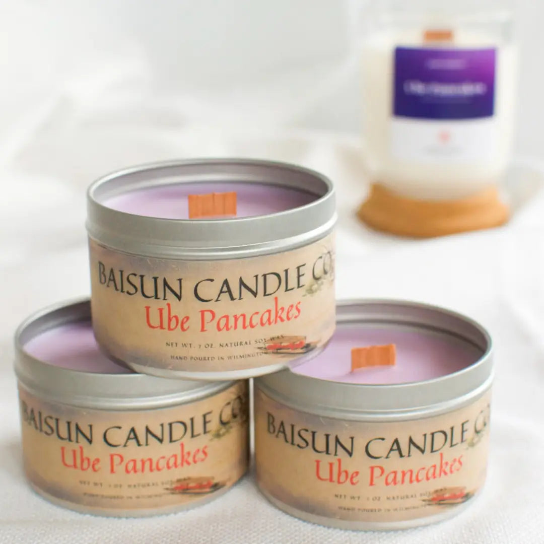Scented Soy Candles w/ Crackling Wooden Wick
