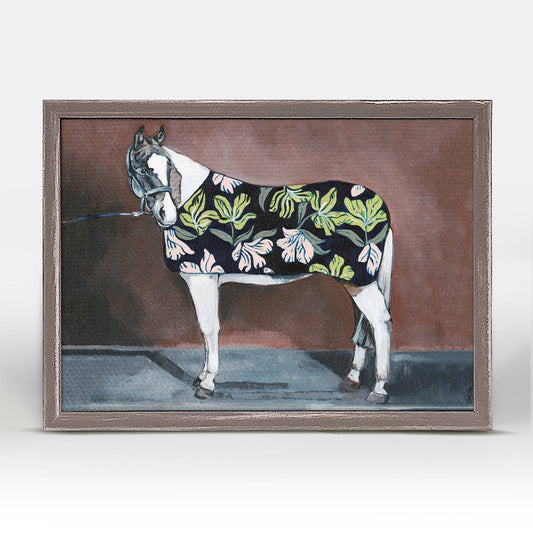 Paint Horse Mini Framed Canvas