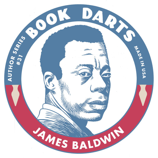 Tin Book Dart - Author Series #31 - James Baldwin: Mixed