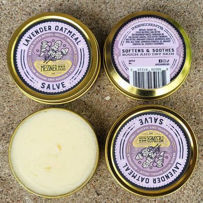 Beeswax and Royal Jelly Salve - Lavender Oatmeal