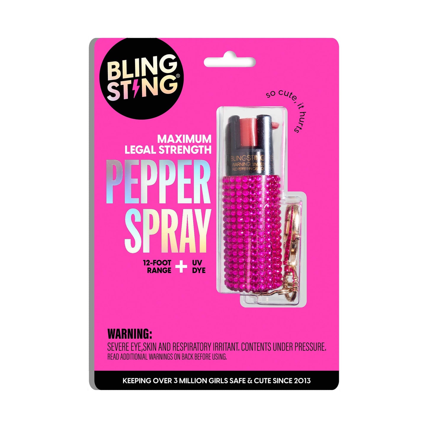 Rhinestone Pepper Spray (Safety With Sparkle)