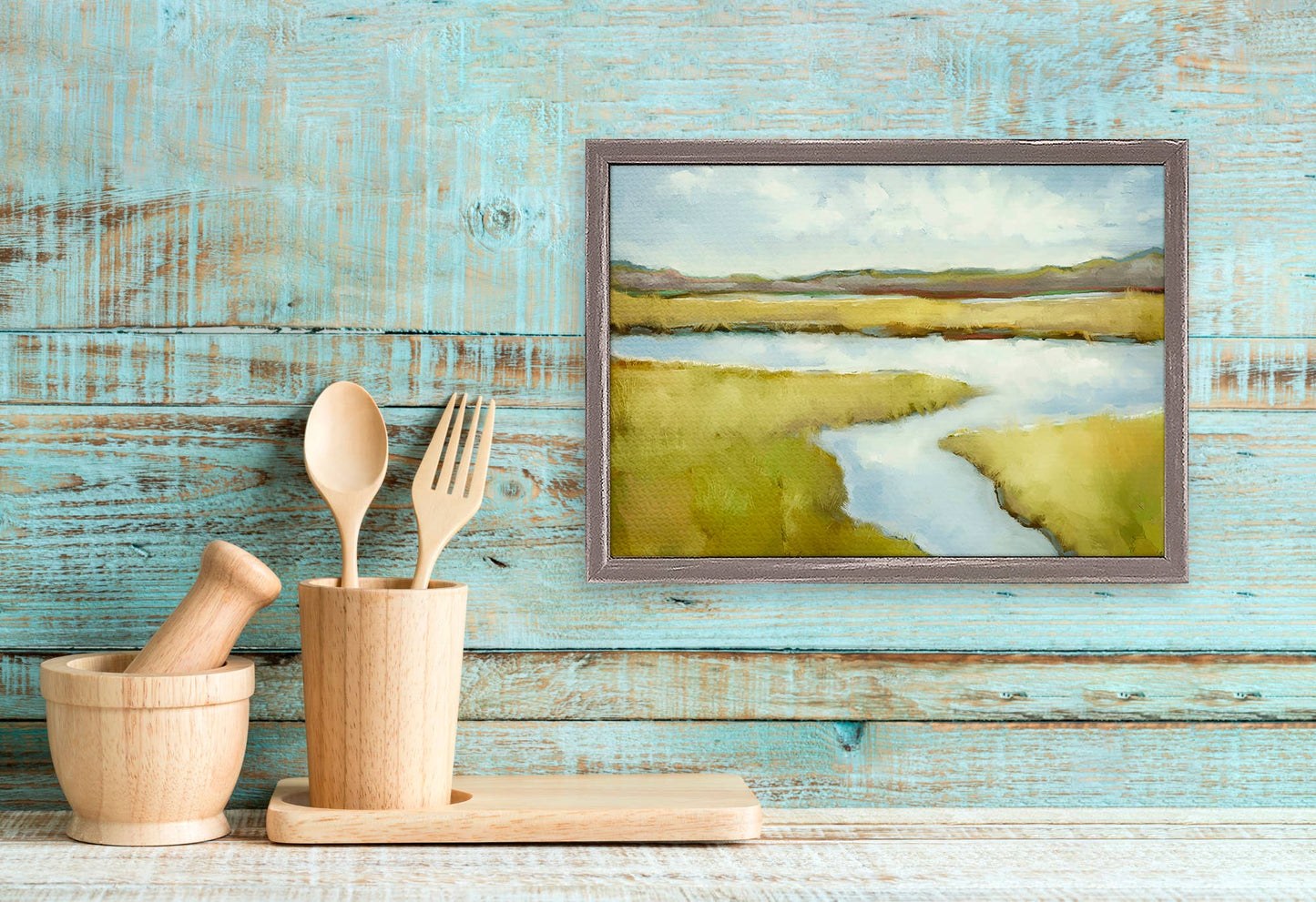 Salt Marsh Mini Framed Canvas