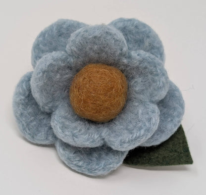 Handmade Felted Flower Car Vent Clip & Diffuser
