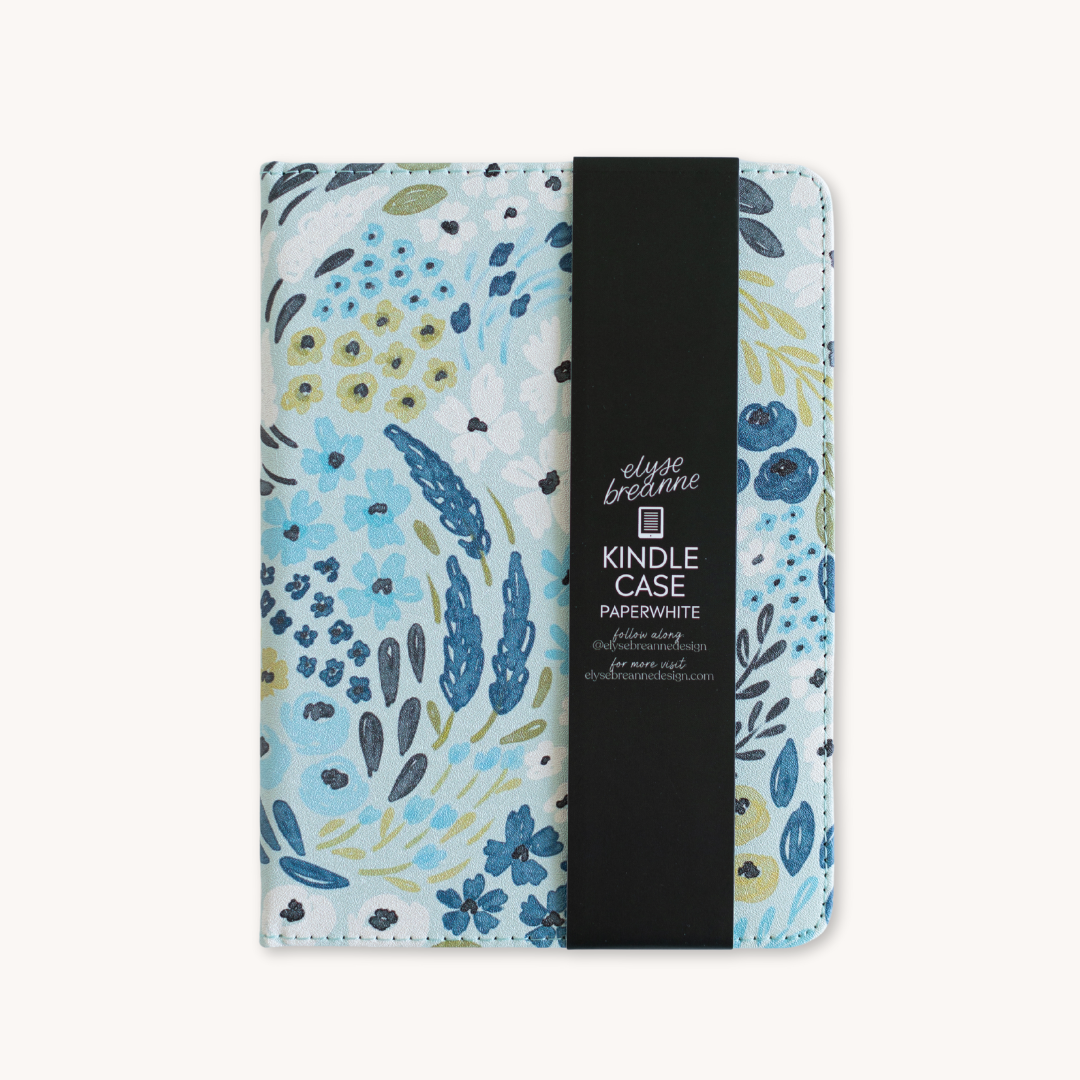 Waterfall Floral Kindle Case | Bookish & Reading: Kindle (11th Generation)