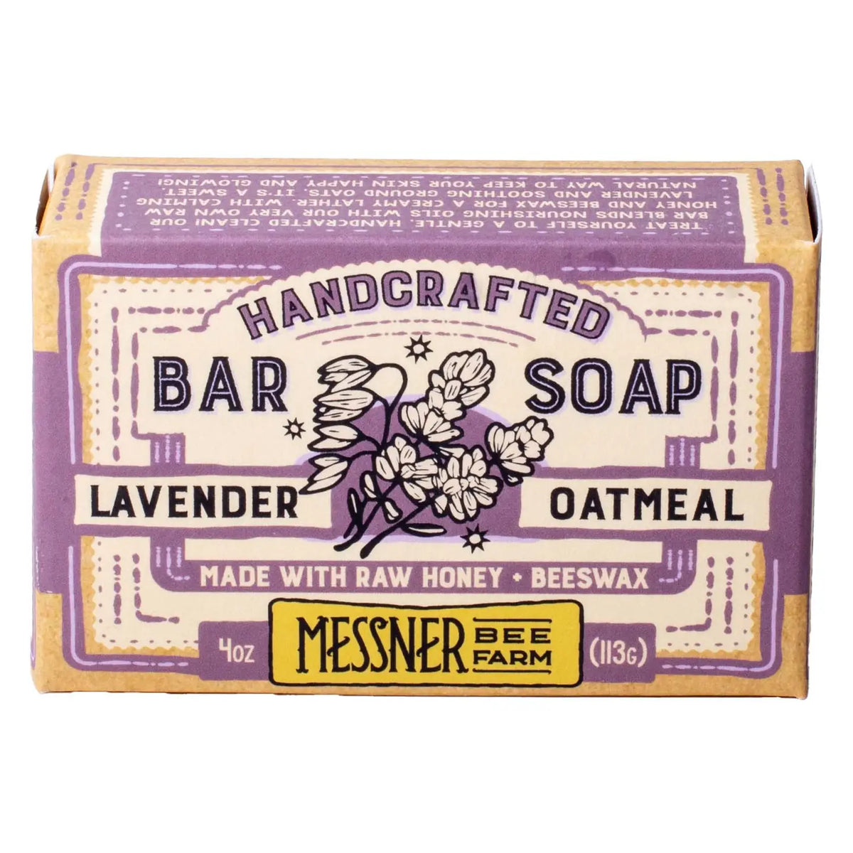 Messner Handcrafted Soap - Made with Raw Honey and Beeswax