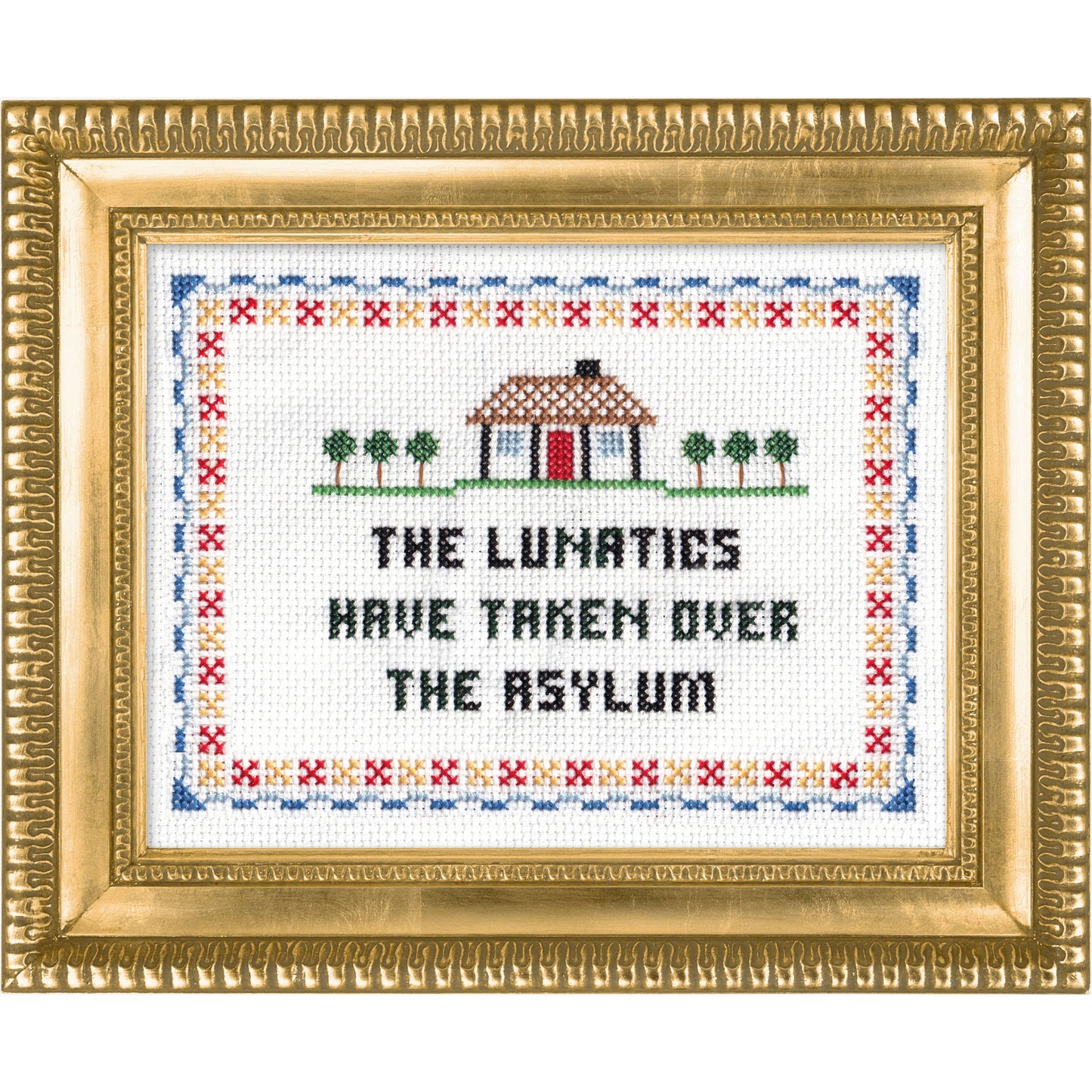 The Lunatics Have Taken Over - Deluxe Cross Stitch Kit