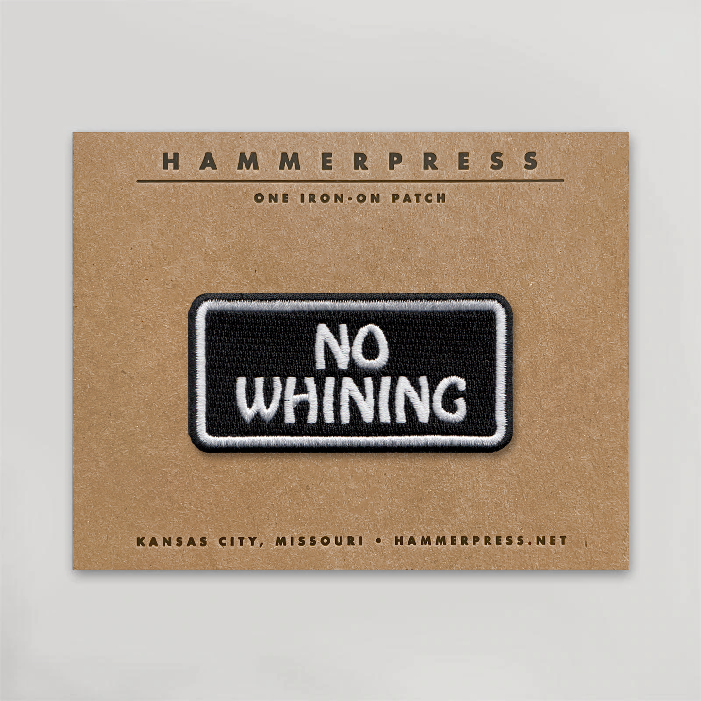 No Whining Patch
